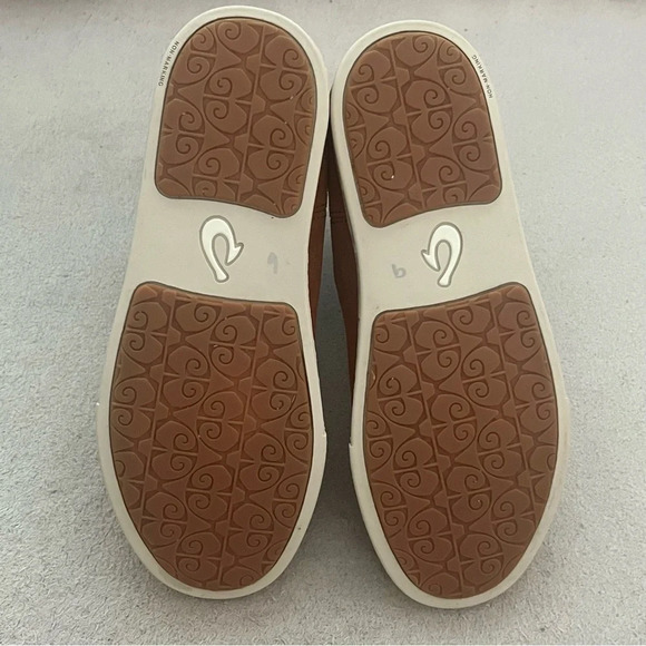 OluKai Kapa Moe Suede Boots-Women’s 6-Brown/Tan Leather-Boho-Bohemian-Festival - Picture 8 of 11